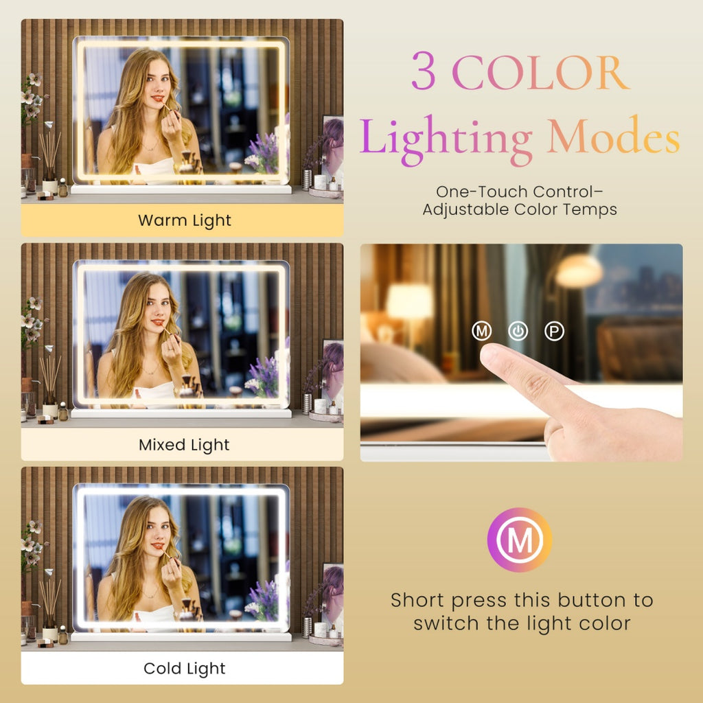 ERIVELLA LED Vanity Mirror - 13x17